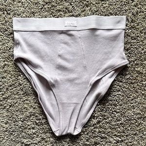 Skims Cotton Rib Brief Iris Mica Size XL NEW